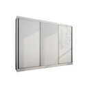 Ver imagem 1 de Guarda Roupa Casal 3 Portas de Correr e 6 Gavetas Sollo Plus Branco - Novo Horizonte
