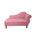 Ver imagem 2 de Kit Divâ Luiza 1.40 + 2 Poltronas Suelen + 2 Puff Retrô Luiz Xv Decorativo