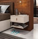 Ver imagem 1 de Mesa de Cabeceira Sigma Off White