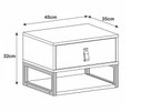 Ver imagem 3 de Mesa de Cabeceira Sigma Off White