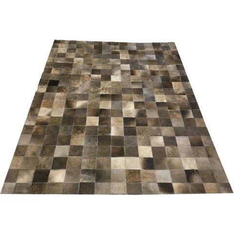 Tapete de Couro Cinza Natural Escuro 1,50x2,00 S/B Peça 10