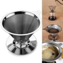 Ver imagem 2 de Filtro Café Aço Inox Reutilizável Coador Ecológico Permanente