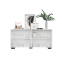 Ver imagem 6 de Aparador Buffet com Espelho Multimóveis Vegas com 4 Portas Fg3560 Branco/preto