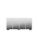 Ver imagem 7 de Aparador Buffet com Espelho Multimóveis Vegas com 4 Portas Fg3560 Branco/preto