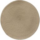 Ver imagem 1 de Kit 6 Americano Requinte Liso para Mesa Redondo 38cm Palha