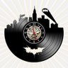 Relógio Disco De Vinil Batman Heroi Decoração Dc De Parede - 1
