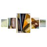 Conjunto quadros decorativos Classic Contemporary Abstract 140x60 - 1