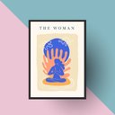Ver imagem 1 de Quadro Arte Matisse - The Woman 33x24cm:moldura Preta