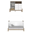 Ver imagem 3 de Quarto de Bebê Completo Ternura 1 Porta 3 Gavetas Branco/jequitibá - Henn