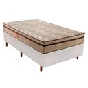 Ver imagem 1 de Cama Box Solteiro: Colchão Molas Ensacadas Paropas MasterPocket Marcelly Ibiza + Base CRC Courano