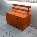 Ver imagem 4 de Caixa Lenha Autentic Baú Multiuso em Madeira Envernizada Pigna