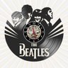 Relógio Parede Beatles Caricatura Retrô Disco Vinil - 1