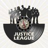Relógio Parede Vinil Disco Liga Justiça Batman Super-Homem - 1