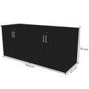 Ver imagem 4 de Armário Duplo Baixo para Escritório / Home Office