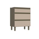 Ver imagem 1 de Módulo Cozinha Henn Connect Balcão c/ 3 Gavetas s/ Tampo Duna/Cristal
