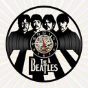 Ver imagem 1 de Relógio Parede Beatles Disco Vinil Anos 60 Pop Rock Música