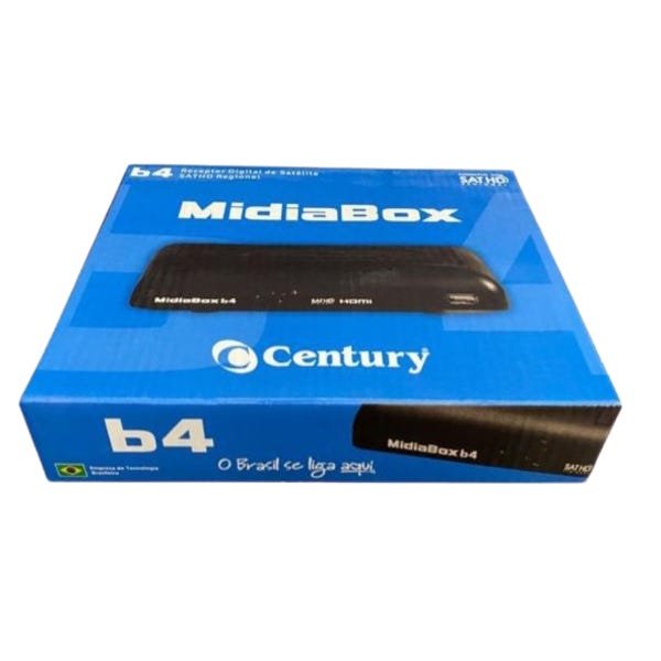 Receptor Century Midiabox HDTV B4 Lançamento sem Entr Uhf Vh - 2