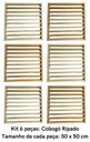 Ver imagem 3 de Kit Cobogós Avulsos - 6 Peças (cobre 1,5 M²) - Pensemadeiras - Única Único