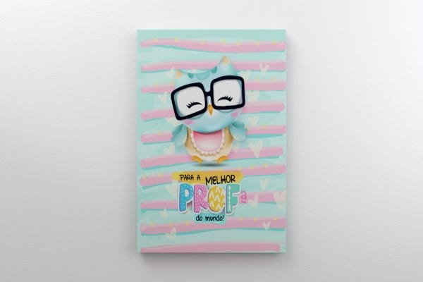 Quadro MDF - para a Melhor Profª do Mundo - 1