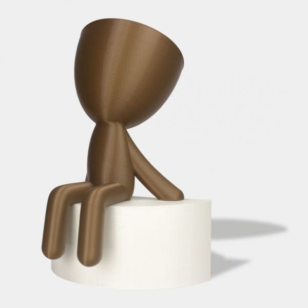Vaso Grande Bob Sentado Cobre - 1