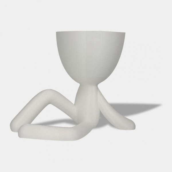 Vaso Mini Bob Descansando Branco - 2
