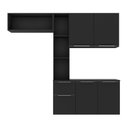 Ver imagem 7 de Armário de Cozinha Compacta com Balcão Sofia Multimóveis V2002 Preto