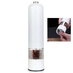 Moedor Eletrico Tempero Sal Pimenta Condimento Cardamomo Cozinha Preparo Triturador Automatico Recei