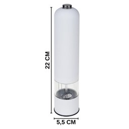 Moedor Eletrico Tempero Sal Pimenta Condimento Cardamomo Cozinha Preparo Triturador Automatico Recei - 8