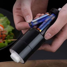 Moedor Eletrico Tempero Sal Pimenta Condimento Cardamomo Cozinha Preparo Triturador Automatico Recei - 6