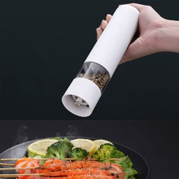 Moedor Eletrico Tempero Sal Pimenta Condimento Cardamomo Cozinha Preparo Triturador Automatico Recei - 12