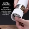 Moedor Eletrico Tempero Sal Pimenta Condimento Cardamomo Cozinha Preparo Triturador Automatico Recei - 4