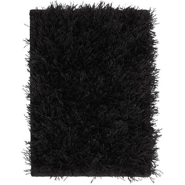 Tapete para Quarto Belmont Preto 0,50x0,80 São Carlos - 1