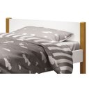Ver imagem 4 de Cama Babá Solteiro Simba Branco Fosco com Madeira - MoveisAqui