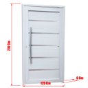 Ver imagem 3 de Porta Pivotante Premium PVC TECPLUS100 216 x 120 e.Brimak