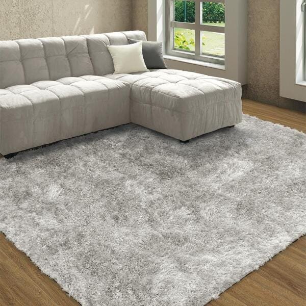 Tapete para Sala Belmont Prata 1,00x1,50 São Carlos - 2