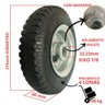 Roda Pneumática Carrinho de Carga 250-4 Rolete 7-8 Pol. 100kg - 4