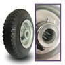 Roda Pneumática Carrinho de Carga 250-4 Rolete 7-8 Pol. 100kg - 2