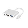 Adaptador Type-c para Usb 3.0/hdmi/type-c Hc-03 Dex - 4