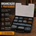 Ver imagem 3 de Caixa Organizadora 12 Divisorias Box Maleta Multiuso Tampa Transparente Pesca Medicamentos Ferrament