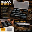 Ver imagem 7 de Caixa Organizadora 12 Divisorias Box Maleta Multiuso Tampa Transparente Pesca Medicamentos Ferrament