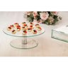 Prato Giratório Vidro Bolo Boleira Bailarina Doce Festa 30cm - 3
