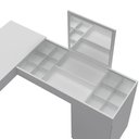 Ver imagem 3 de Penteadeira Camarim Escrivaninha de Canto Star Branco - Ssx Multicoisas
