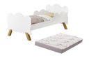Ver imagem 1 de Mini Cama Infantil Angel Nuvem de Mdf com Proteção Lateral + Colchão D18 Incluso