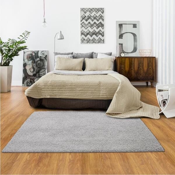 Tapete para Sala Clemant N Prata 1,50x2,00 São Carlos - 2