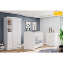 Ver imagem 1 de Quarto Infantil Completo Quarto (bebê) Completo Henn Bala de Menta Branco - Henn