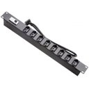 Ver imagem 1 de Régua Calha PDU 8 Tomadas Padrão Rack NBR de 20A 19 Polegadas Com Disjuntor