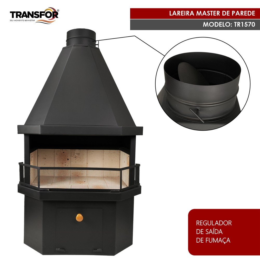 Lareira Master de Parede - Tr1570 - 4