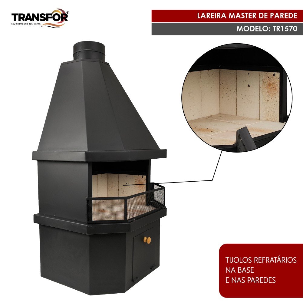 Lareira Master de Parede - Tr1570 - 6