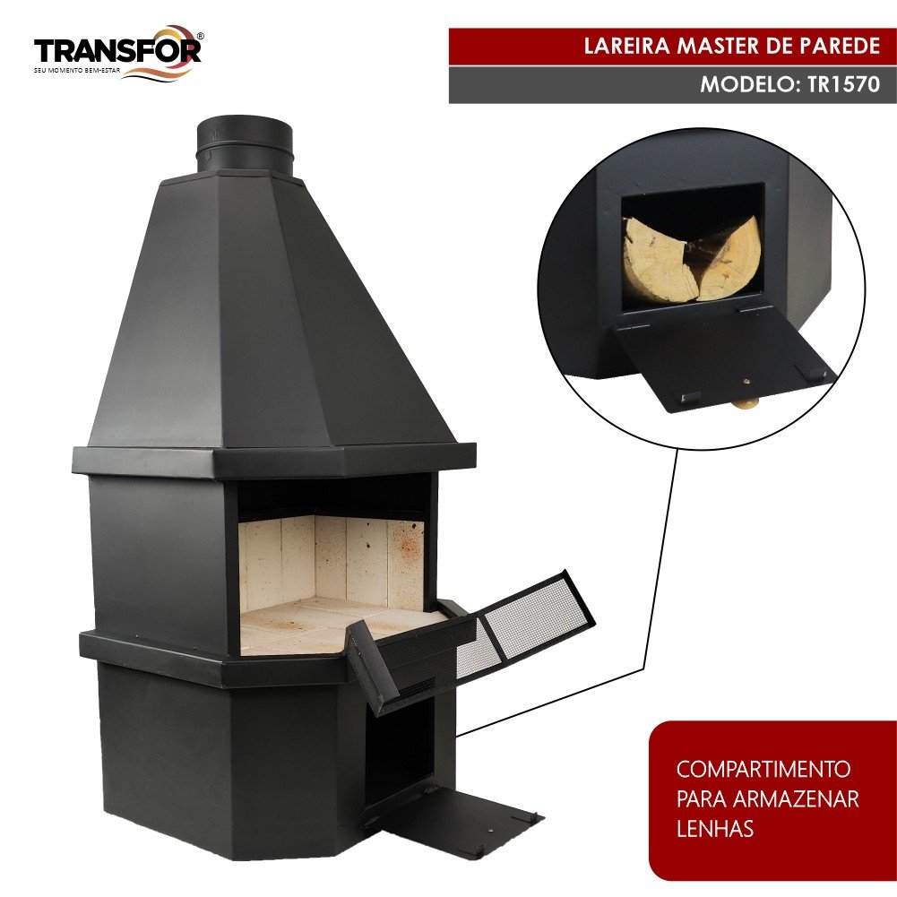 Lareira Master de Parede - Tr1570 - 5