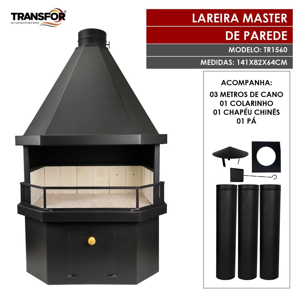 Lareira Master de Parede - Tr1560 - 2